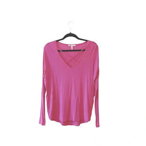 PINK Victoria’s Secret Super Soft Pink Strappy Front Tee Xsmall Women’s